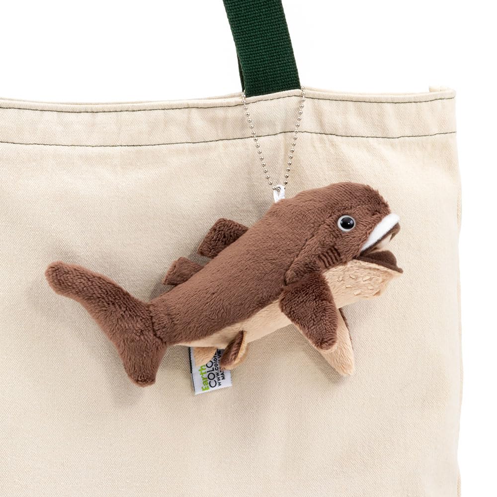 COLORATA Megamouth Shark Plush Mascot (Realistic Deep-Sea Creaturewith Chain) Keychain Doll Gift (Twice Tested)  Christmas Present