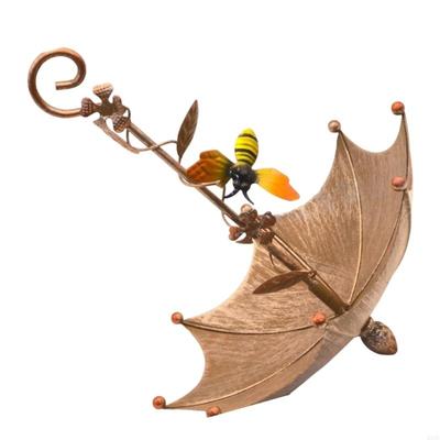 (1 Piece) Umbrella-Shaped Bird Feeder Weather-Resistant Hanging Garden Decor for Outdoors, Yard, Patio To Attract Wild HX6C