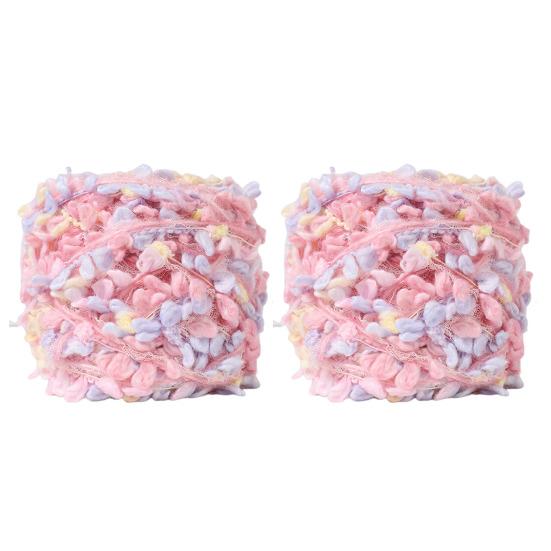 1/2Pcs 100G Hand Blended Yarn Ball DIY Handmade Knitting Crafts Bags Gloves Tassels