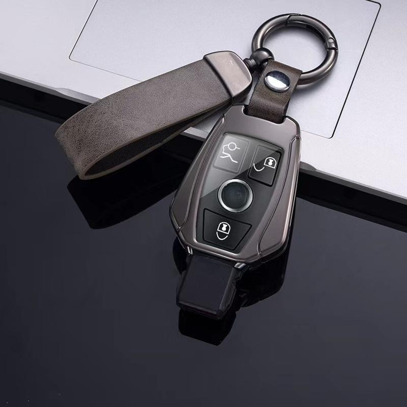 Metal Car Key Case Cover Protector Shell for A B C E Class GLS GLA GLK GLC CLS CLA AMG W204 W205 W212 W463 W176