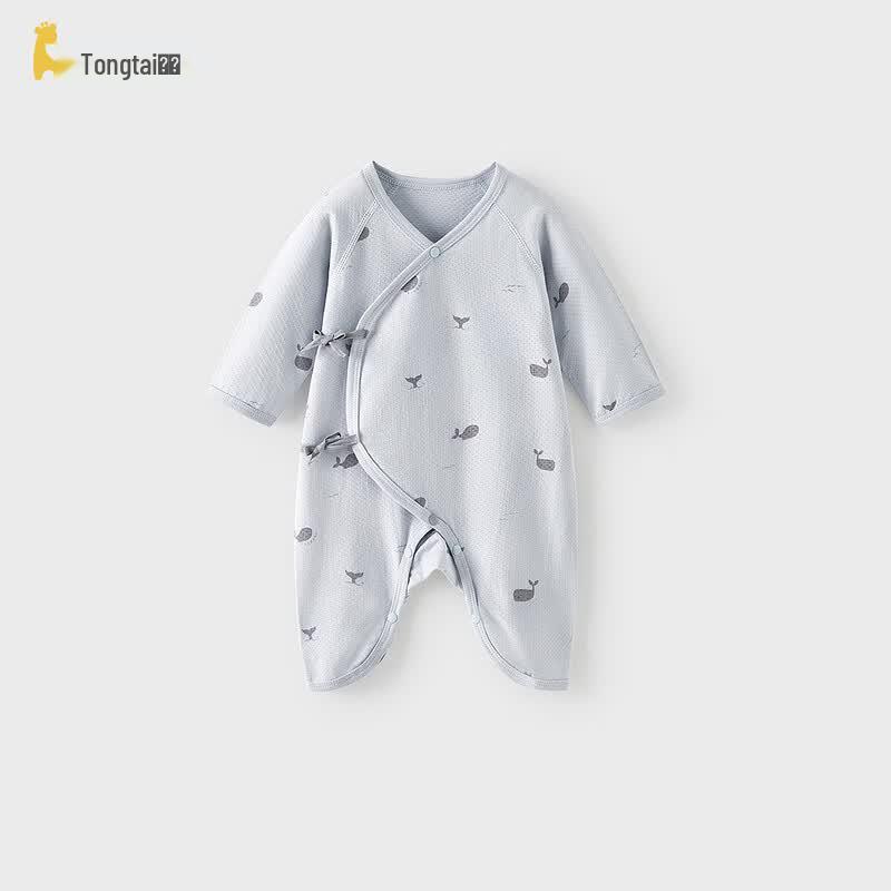 TONGTAI Baby Summer Cotton Mesh Romper 66cm
