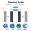 2x Headphone Holder Double Hook Space Saving Desktop Mount Quick Installation without Tools Required