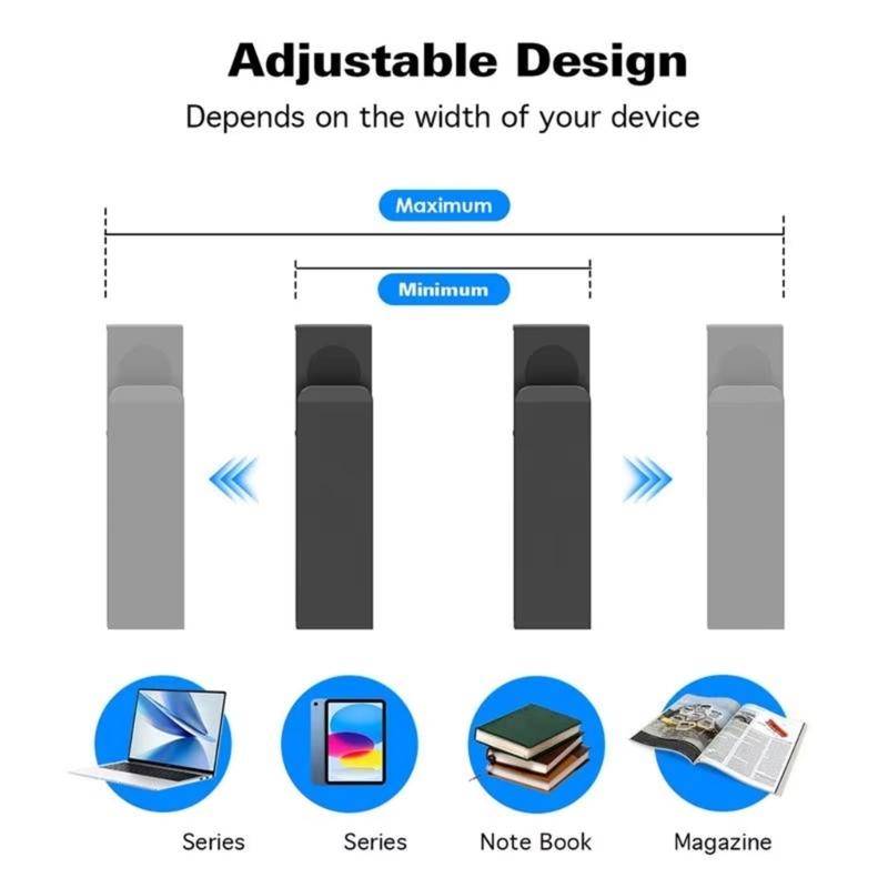 2x Headphone Holder Double Hook Space Saving Desktop Mount Quick Installation without Tools Required
