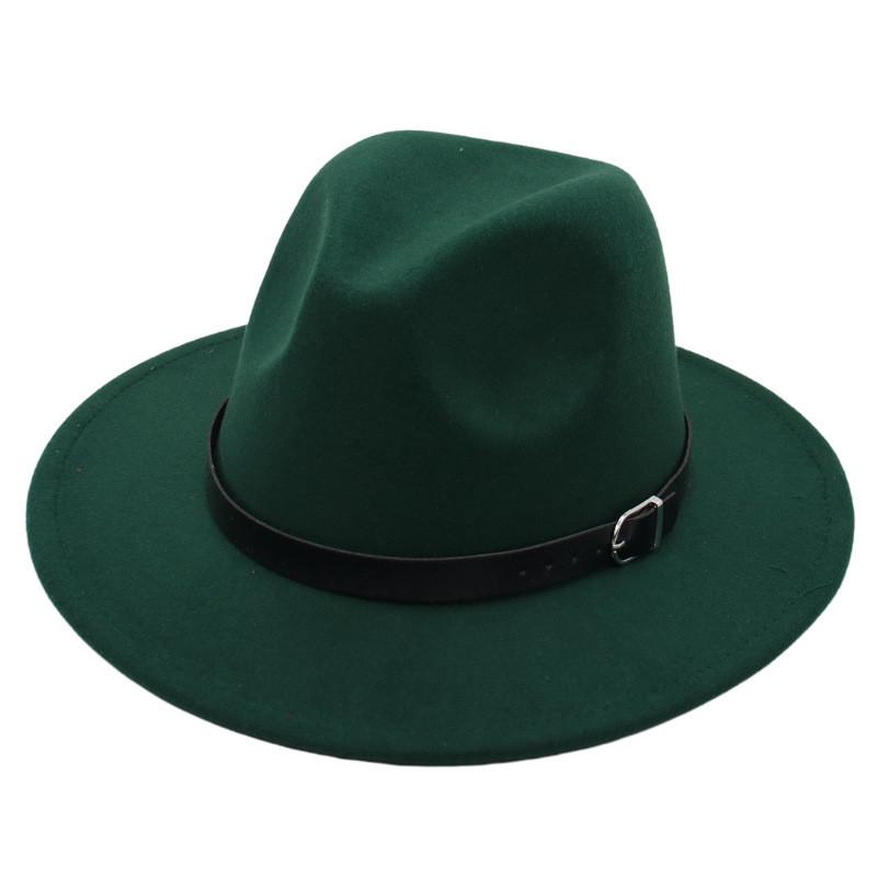 Ethnic Style Vintage Fedora Hat With Wide Brim For Women And Men