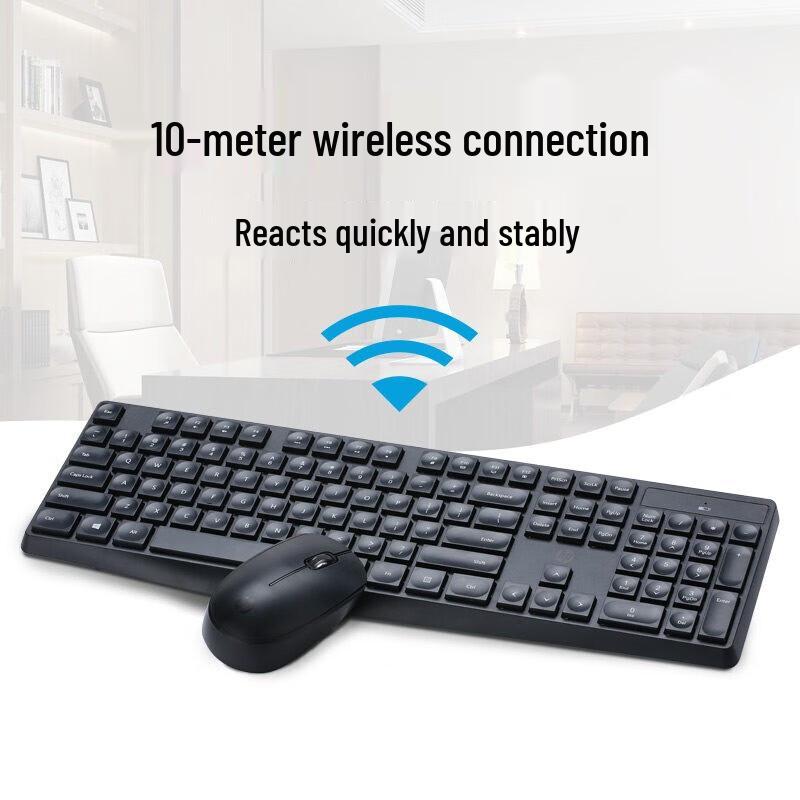HP CS10 Wireless Keyboard and Mouse Combo - Black