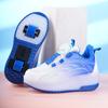 Popular Runaway Shoes Boys Summer Breathable Children Primary School Students Sports Shoes Luminous Light Shoes Skating Roller Shoes Girls