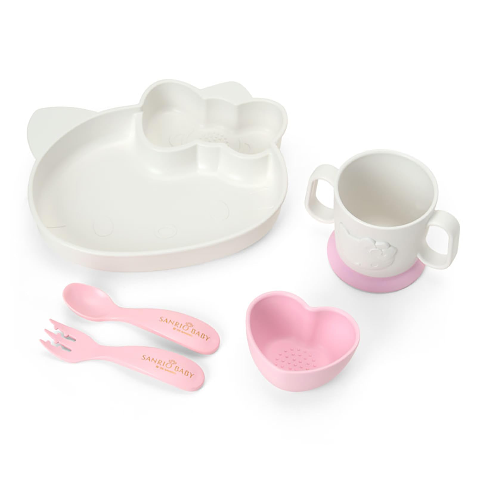 Sanrio Baby Dinnerware Set Kitty 815781 (Hello Gift)