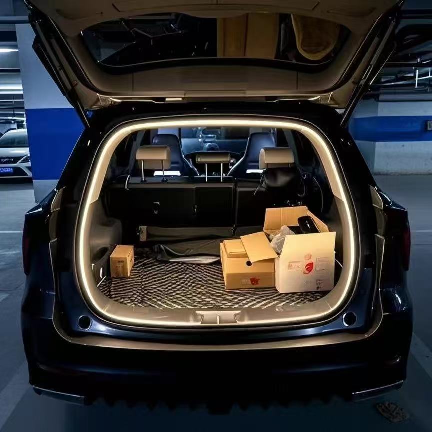 Universal Rear Trunk Light for All Car Models, Suv and Sedan Trunk Lighting, Ambient Light, Automatic Sensing Led Camping Light