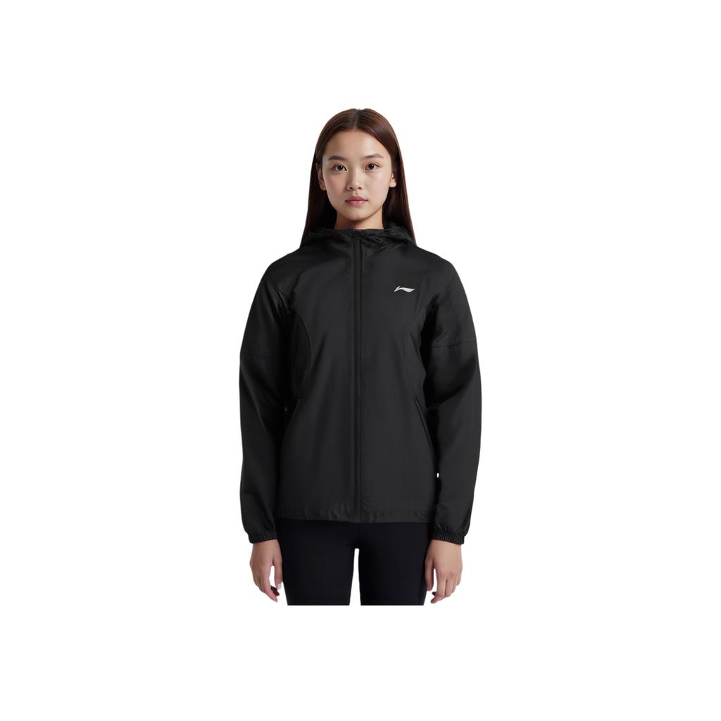 Li-Ning Casual Versatile Logo Print Hooded Zipper Windbreaker Unisex Outerwear AFDVG39-1