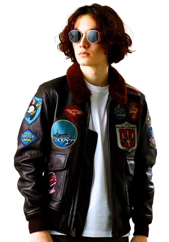 AVIREX Keçi Derisi TOPGAN G-1 Erkek Ceket (6101063)