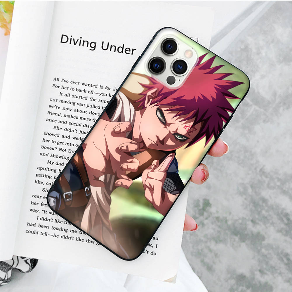 

JW81 Наруто Гаара черный мягкий чехол для Samsung Note 20 Lite S24 Ultra S23 A03 A05 A06 A11 A71 A15 A16 A13 A24 A25 A33 A52 A53 A50 M55 M35 Plus Samsung M51 пламенный