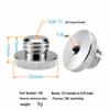 Laser Level Camera Mount Tripod Adapter: 3/8 To 1/4 & 1/4 To 5/8 Conversion Nut Screw