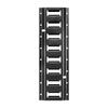 Kit de Rails d'Arrimage E-Track, Lot de 4 Ensembles de Rails E de 0,4 m, 21 Pièces Comprend 2 Sangles à Cliquet & 4 Anneaux en O & 4 Attaches avec Anneau en D & 2 Emplacements Simples & 8 Extrémités