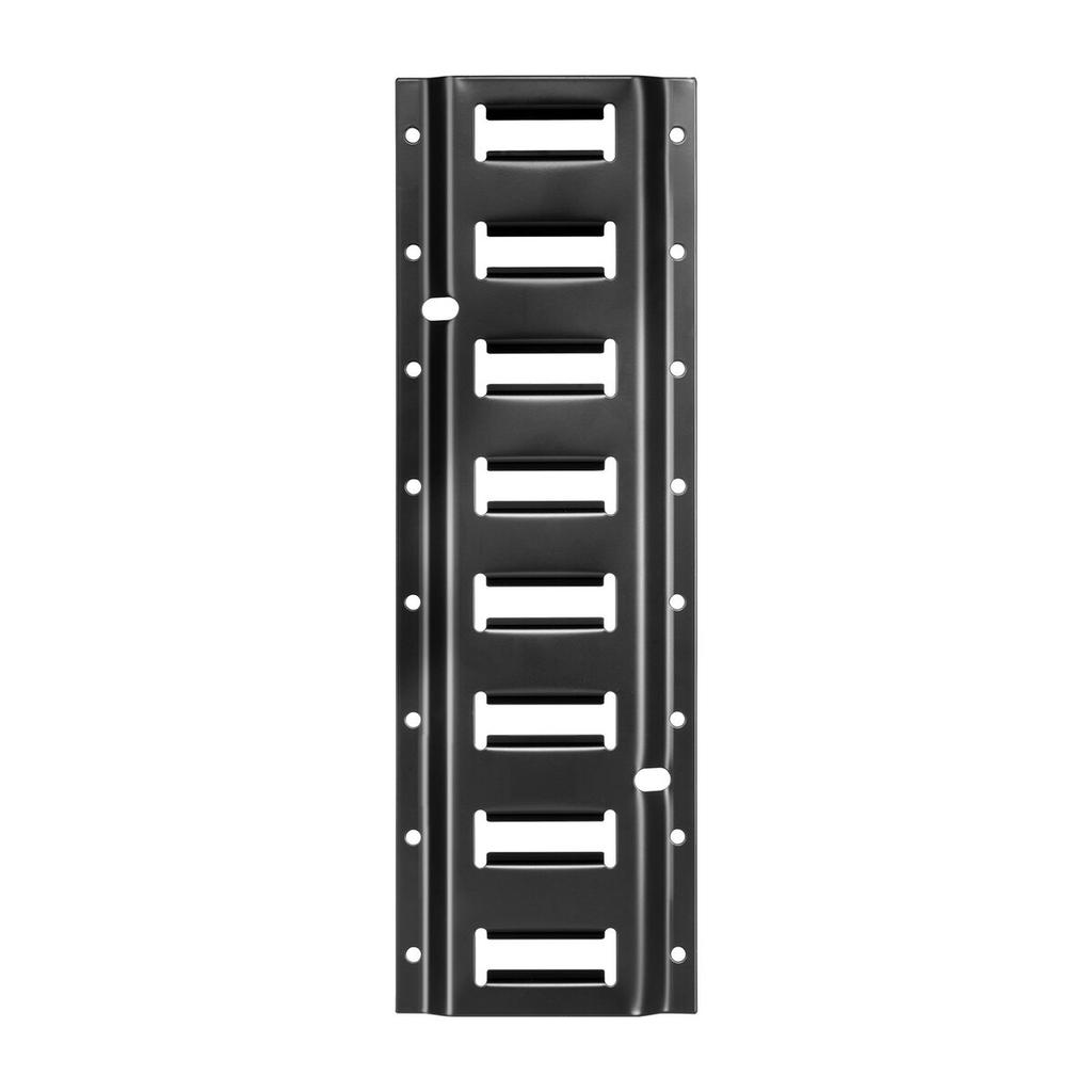 Kit de Rails d'Arrimage E-Track, Lot de 4 Ensembles de Rails E de 0,4 m, 21 Pièces Comprend 2 Sangles à Cliquet & 4 Anneaux en O & 4 Attaches avec Anneau en D & 2 Emplacements Simples & 8 Extrémités