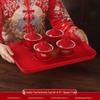 Wedding Kneeling Pads for Bride and Groom: Thickened Red Cushions for Tea Ceremony