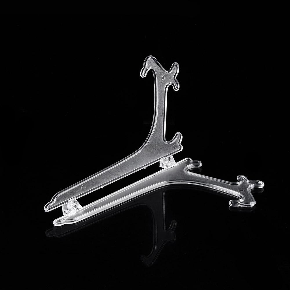 Fashion Clear Plastic Plate Display Stand Picture Frame Easel Holder Arts Case Holders Photo Display 3/5/7/9inch Photo Frame