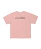 Aimnaseohyumeonbiing Embroidery Front Short Sleeve T-Shirt - Pink