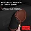1Pcs Leather Car Pillow Car Knee Pad Elastic Memory Foam Leg Pad For Mercedes Benz AMG W204 W203 W212 W211 W124 W210 GLC GLE E CLA GLA W205 W211