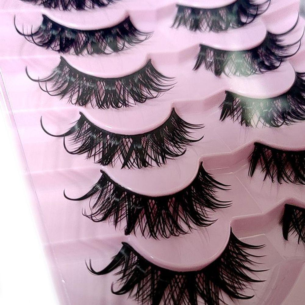 Fluffy Fairy Wet Look Manga Eyelashes Wispy Eyelash Extension Tool False Eyelash  Women Makeup