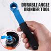 Angle Grinder Wrench High Carbon Steel Adjustable Pin Wrench for 4 to 4-1/2 Inch Grinders Heavy Duty Anti-Slip Wrench Tool