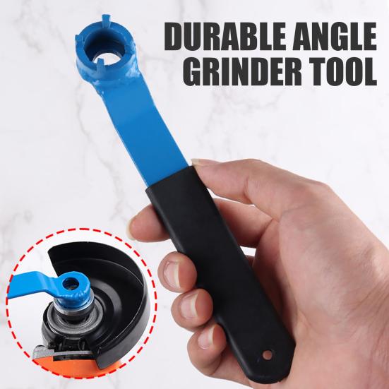 Angle Grinder Wrench High Carbon Steel Adjustable Pin Wrench for 4 to 4-1/2 Inch Grinders Heavy Duty Anti-Slip Wrench Tool