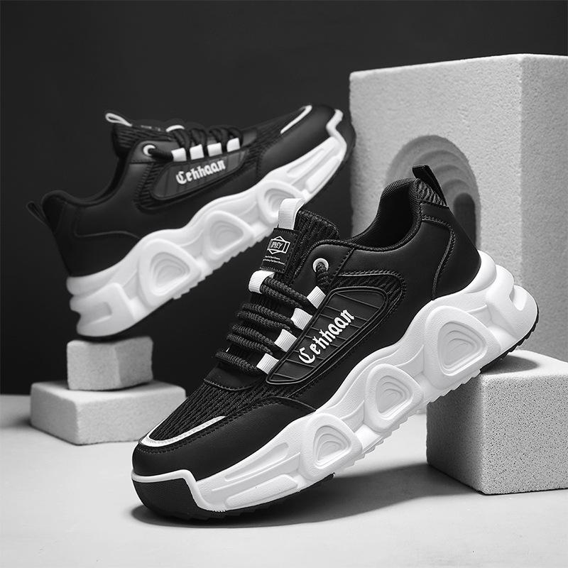 Summer new soft-soled shock-absorbing dad shoes platform casual shoes youth sports shoes
