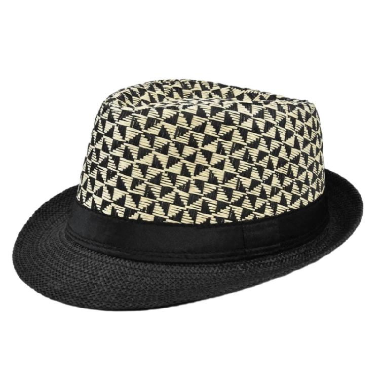 Straw Beach Hat Straw Fedora Hat Straw British Style Panama Hat Straw Panama