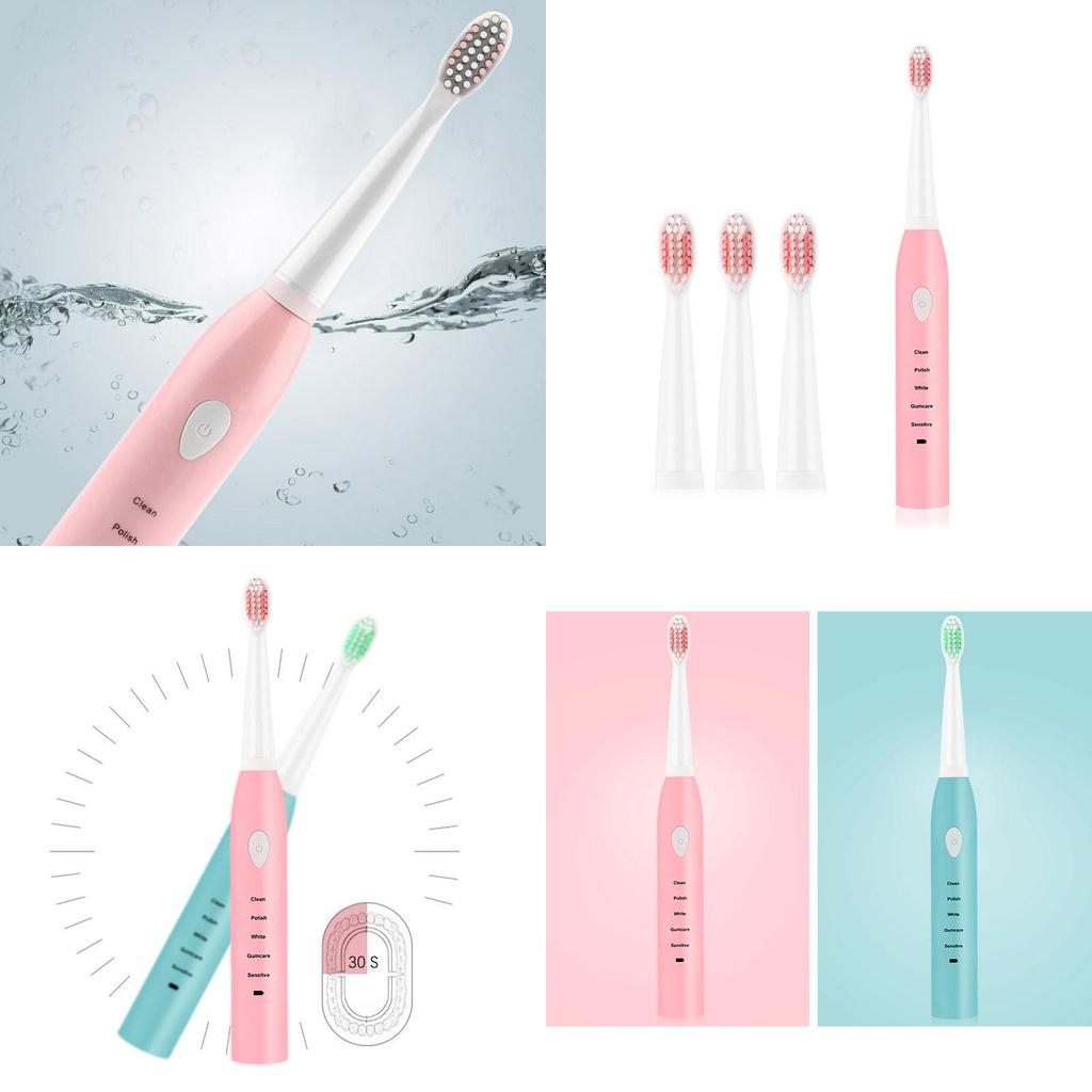 Premium Electric Toothbrush With Acoustic Vibration And Dual Clean Crest Technology