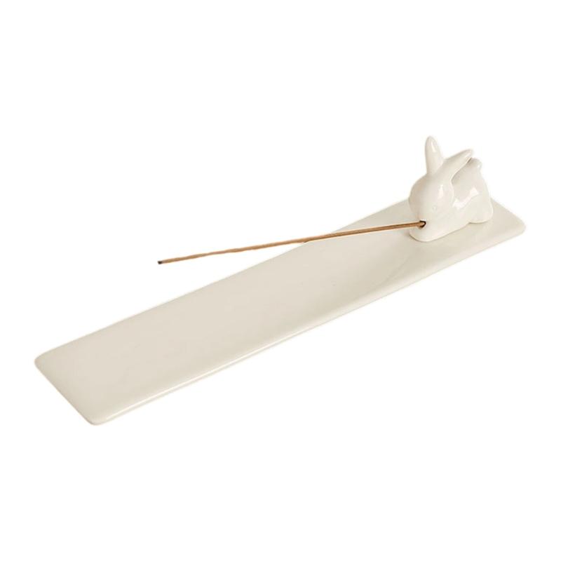 Ceramic Incenses Box,Cats Incenses Holder,Burners with Ashes Catchers Incenses Stick Holder Bohemians Room Decors Gift