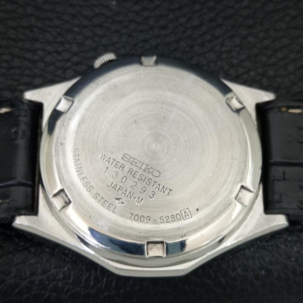 VINTAGE SEIKO 5 AUTOMATIC 7009A JAPAN MENS ORIGINAL DIAL WATCH A709146-1
