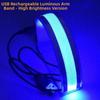Portable LED Light Armband Safety Night Reflective Armband Luminous Arm Band  Outdoor Sports