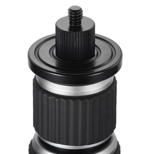 uxcell Microphone Stand Adapter, Male 3/8 in to Male 3/8 in, Aluminum Alloy Microphone Screw Adapter for Microphone Tripod Stand, Black, 2 Pieces