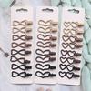 8Pcs/Set Women Girs Vintage Frosted Geometry Hairpins Adult Lovely Alloy Ornamentr Hair Clips Female Fashion Hair Accessories