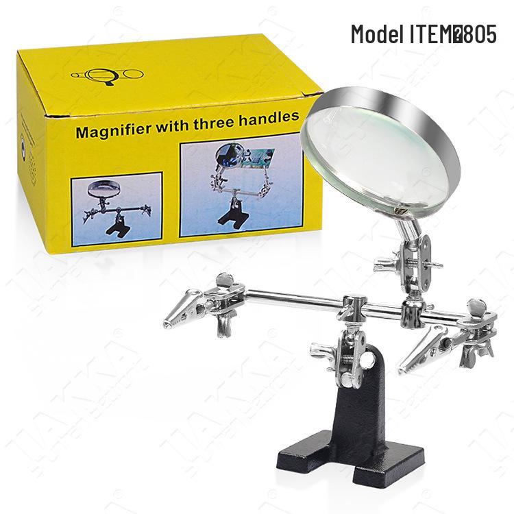 

Ремонтний зварювальний затискач TE-801 зі світлодіодною лупою для друкованих плат мобільних телефонів