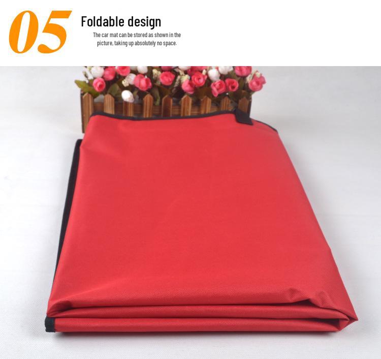 Pet Car Seat Cover: Double Seat, Waterproof Oxford Cloth Cushion