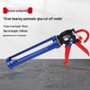 Labor-Saving Rotating Caulking Gun: Automatic Glass Glue Dispenser with Large Stroke for Hard Support