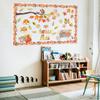 Leaf Watercolor Maple Party Wall Stickers Set For Fall Thanksgiving Home Decor