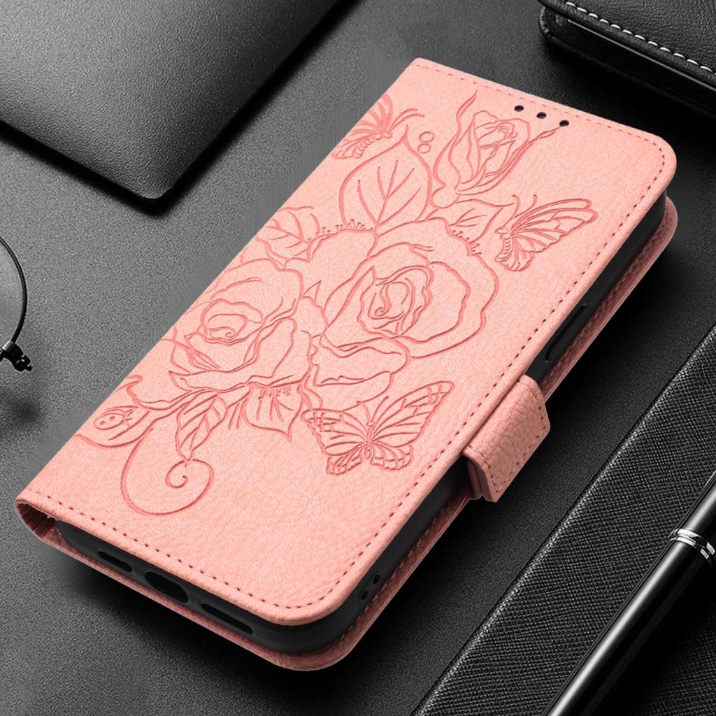 Flower Pattern Leather Flip Wallet Phone Case for Motorola Moto G67 G86 G56 G06 G75 G55 G35 G15 G05 G84 Protective Cover