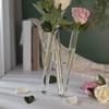 Moderní 3/4 Pruhované Skleněné Zkumavky Květinové Vázy Rostlinné Terárium pro Květinovou Výstavu Dekorace do Obývacího Pokoje nebo Jídelny