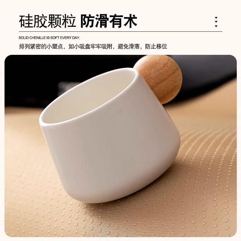 Non-Slip Couch Slipcover Protector Universal Irregularity Sofa Cushion European Retro  All-SEASON Solid Color Sofa Cover