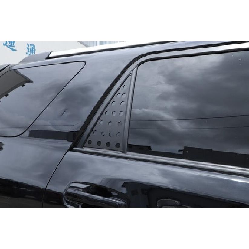 2x C-Säulen Dreieckfenster Glasplatte Zierabdeckung Für 4Runner 2010+Außen