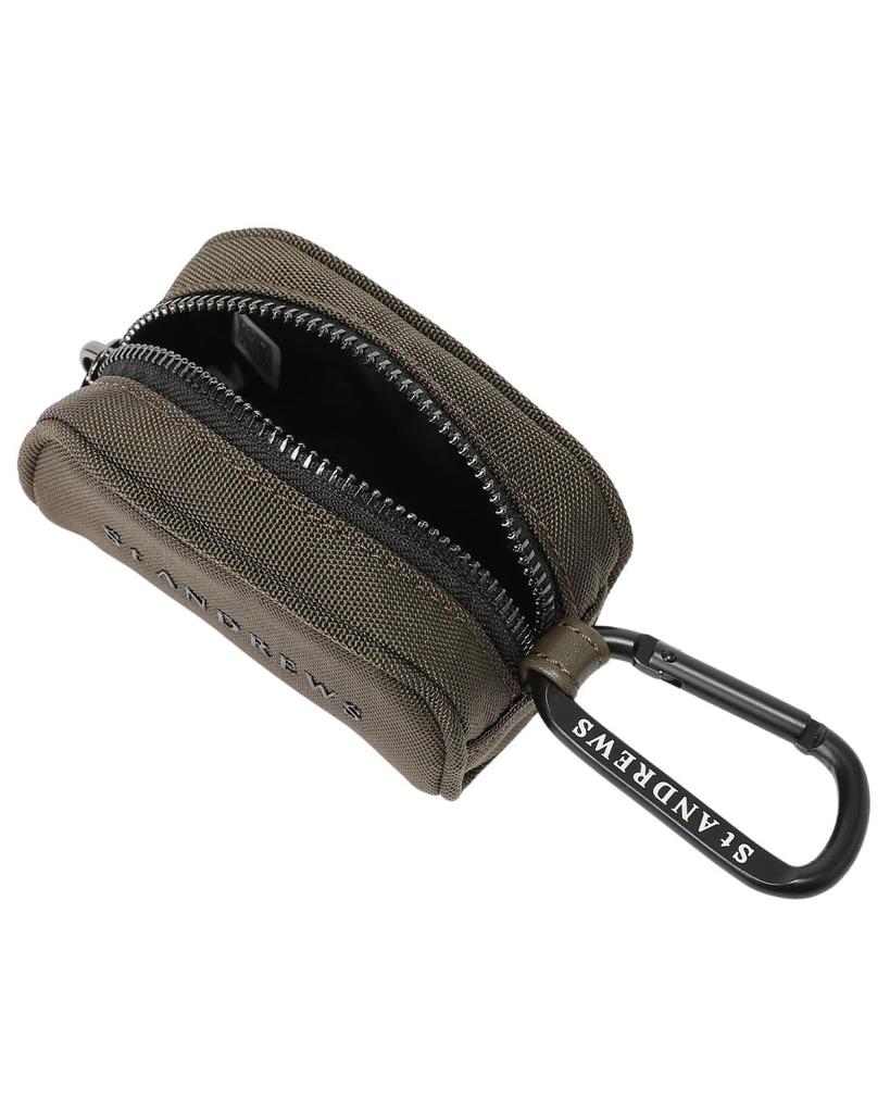 [St. Andrews] Continuing Standard Product Ball Pouch [Basic Series] (with Carabiner, Stores 2 Balls)  Golf  042-5984351 180Khaki