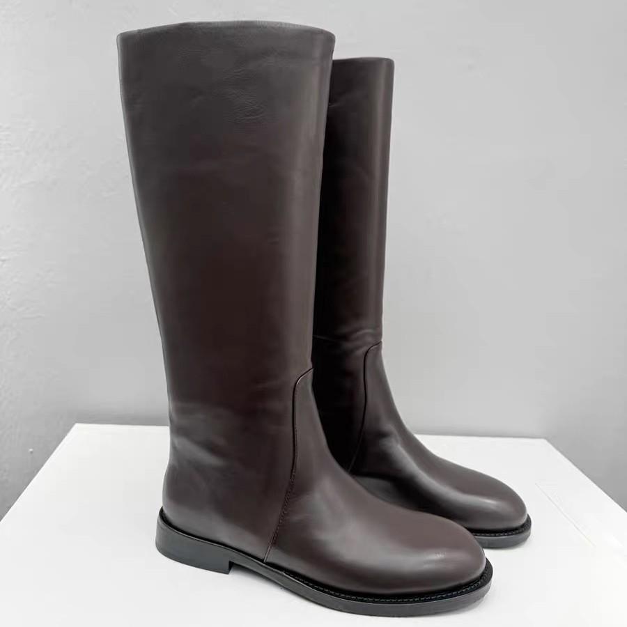 New True Retro Martin Boots Women's Knee Boots Versatile Skinny Knight Boots Women's High Boots Single Boots