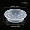 Disposable Round Thick Meal Prep Container