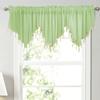 with Beads Tassels Triangle Curtains Embroidered Short Curtain Triangle Valances  Home Decor