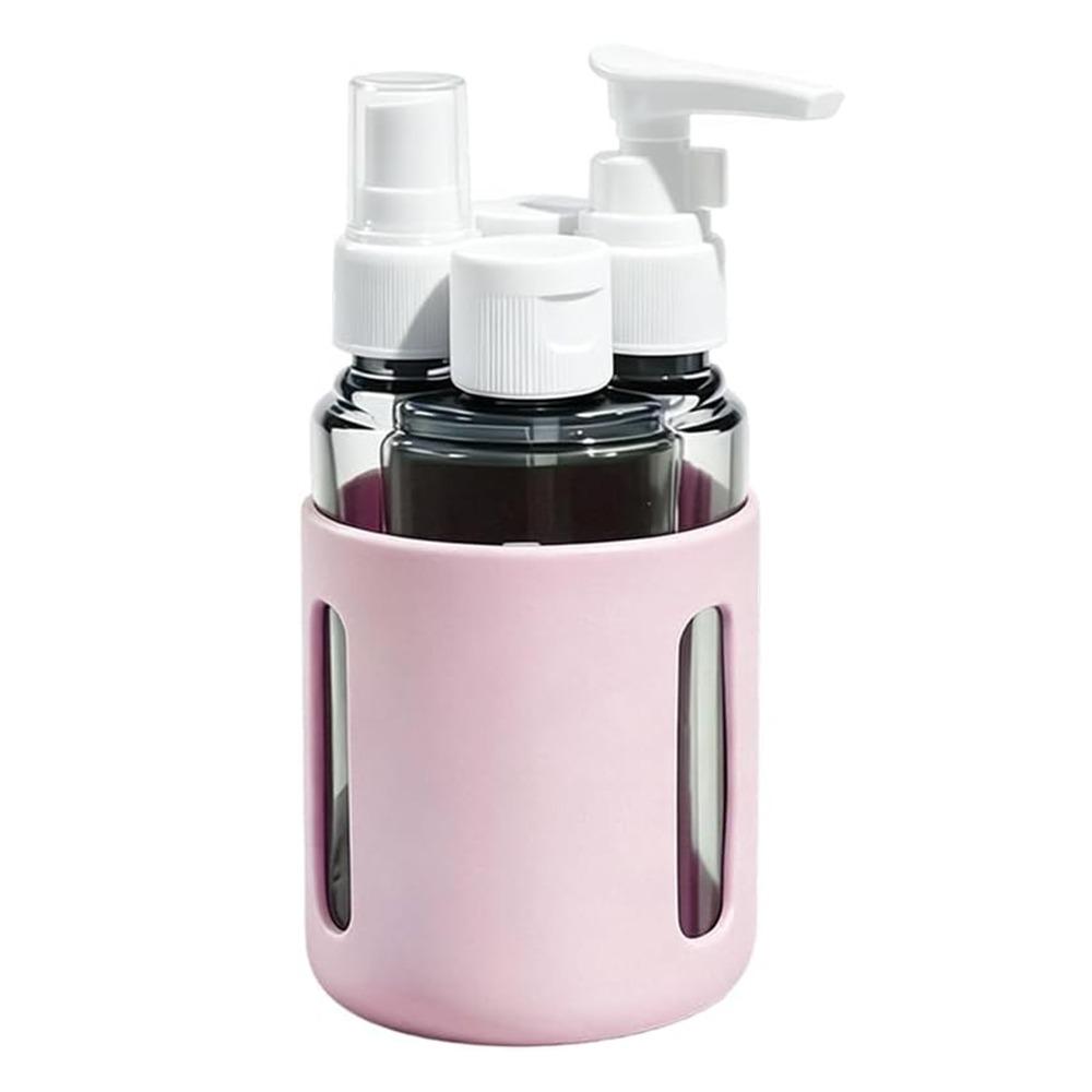 Leak Proof 4 in 1 Travel Dispenser Bottles Large Capacity Portable Dispenser Bottle Set 60ml Travel Dispensers