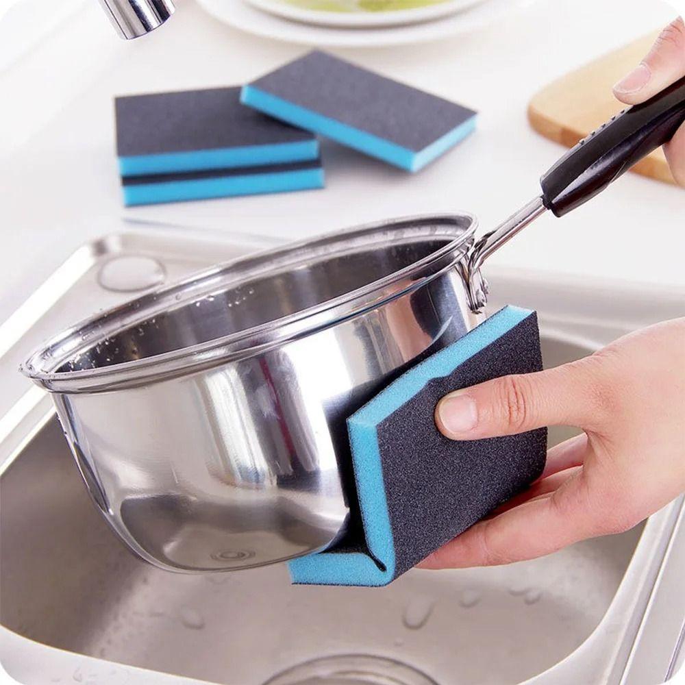 5pcs 60-320 Grit Polishing Sponge Double-sided Abrasive Tools Sanding Sponge  Furniture