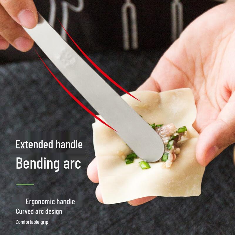 Food-Grade Stainless Steel Dumpling Filling Scoops (3-Pack)