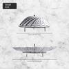 HANYANG Practical Stainless Steel Lotus Adjustable Folding Tray Various Magic Fruit Plate Telescopic Folding Steamer Tray