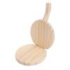Wooden Tortilla Press Ergonomic Handle Wooden Tortilla Maker for Homemade Roti Chapati Burritos Pizza